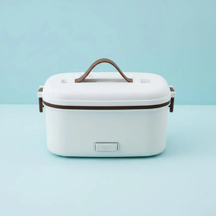 Car Heated Lunch Box Double Use Stainless Steel Heating Lunch Box Portable Food Warmer 3-in-1 Voltage Support Dishwasher Safe
