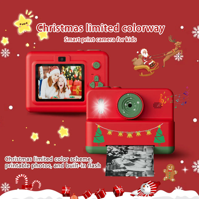 Children Digital Camera Instant Print for Kids Thermal Print Camera Instant Photo Printing Camera Video Toys Christmas present