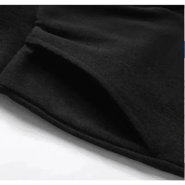 Men's Casual Sports Shorts with Cross Print and Letter Design, Drawstring Waistband and Pockets, Summer Street Fashion