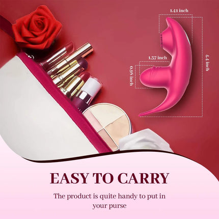 Portable Waterproof Silicone Massager for Women G-Spot Vaginal Anal Vibrator Powerful Underwear Adult Toy Bedroom Gift