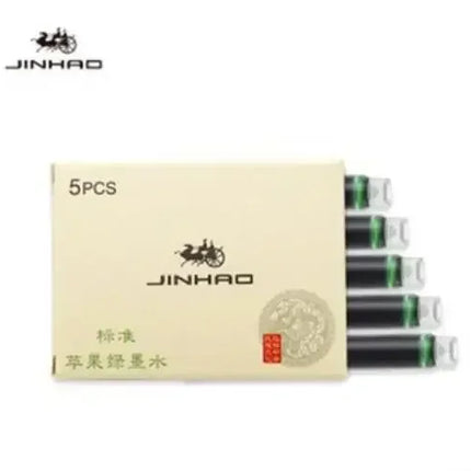 Jinhao 5/10/15 pcs Color Ink Cartridge Refill Fountain Pen Office School Student Stationery Ink Supplies Fountain Pen Ink