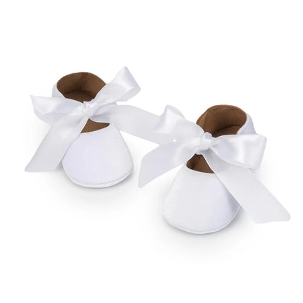 Infant Girl Princess Cute Bow Fringe Shoes Toddler Soft Rubber Sole Anti-Slip Footwear Crib First Walk Shoes 0-18 Months