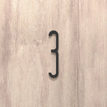 On The Door Extra Apartment Floating Exterior House Metal Building 3D Digits Number Art Nordic Home Decor Wall Sticker Acrylic