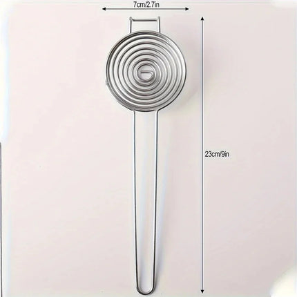 Egg Separator Long Handle Egg White Separator Food Grade Stainless Steel Egg Yolk Divider Filter Kitchen Gadget