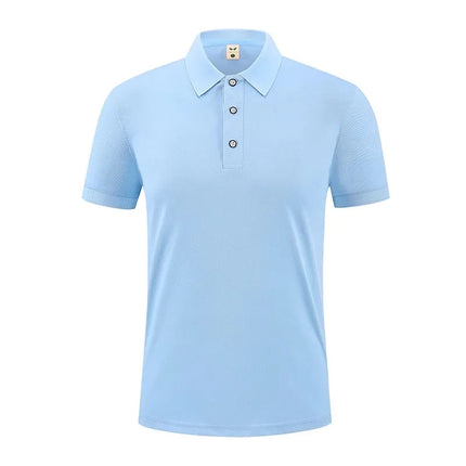 2026 Summer Men's Red Short-Sleeved Polo Shirts, Fashion Casual Pullover, 21 Colors Available T-Shirt