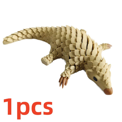 Creative 3D Printed Toys Movable Pangolin Home Ornaments Exquisite And Lovely Desk Accessories Home Office Decoration Small Gift