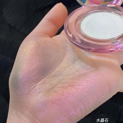 Single Highlighter Palette Chameleon Highlighter Contour Glitter Polarising Natural Long-Lasting Rare Beauty Makeup Cosmetics