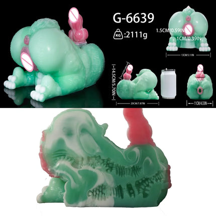 LUUK Animal Butt Torso Male Masturbator Sex Toy with Deeper Thicker Vagina Tight Anal Pocket Pussies Ass Stroker For Male Game
