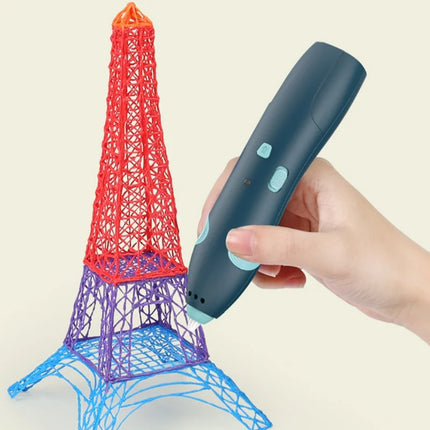 Low-Temp Safe 3D Printing Pen for Kids Cordless Wireless Design with PLA Filament Burn-Free 3D Pen Art Toy for Birthday Gift