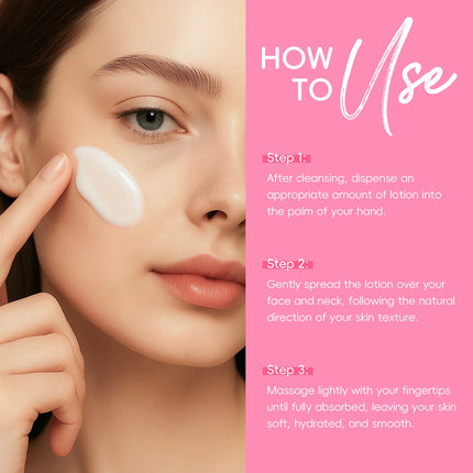 LAIKOU Japan Sakura Lotion 100ml Niacinamide Hyaluronic Acid Vitamin C Hydrating Brightening Moisturizing Face Skin Care
