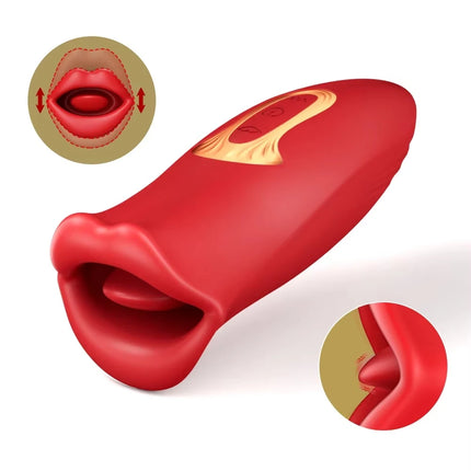 Portable Breast Sucking Massager with Lick Suction Clitoris Bite Vibrator Women Pleasure Sexual Toy for Female Sexual Wellbeing