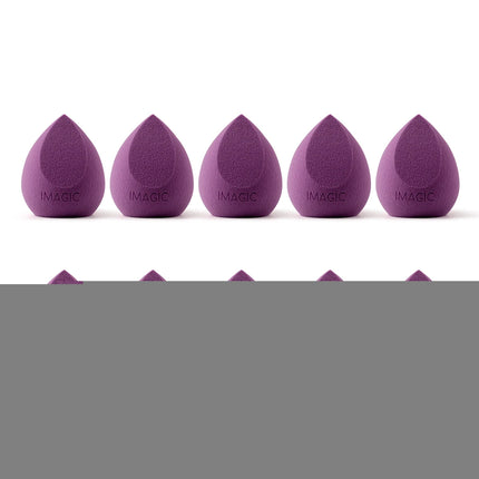 IMAGIC 10PCS/KIT Makeup Sponge Soft For Foundation Concealer Cream Wholesale Healthy Latex Smooth Wet And Dry Women Makeup Tool