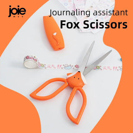 Joie Stainless steel Scissors Fox Scissors Anti Stick Scissors Stationery Office Student DIY Hand Craft School Tool Supplies