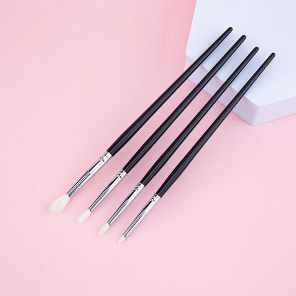 Tapered Crease Brush Large Small and Medium-sized Crease Makeup Brush Eyeshadow Crease Makeup Tool 100% Goat Hair & Copper Tube