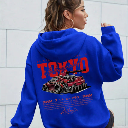 2026 Lady's Printed Fashion Trend New Style Hooded Sweatshirt Versatile Slimming Casual Long-Sleeved Sportswear hoodies