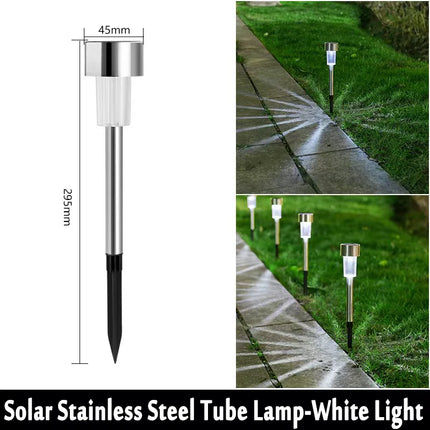 NEW 10Pack Solar Outdoor Lights Garden Lantern Solar Powered Lamp Waterproof Landscape Lighting Pathway Yard Lawn Decoration