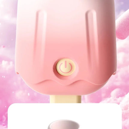 Ice cream portable vibrating sucking masturbation massager clitoris nipple vibrating sucking stimulator sex toys adult products