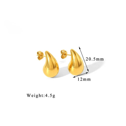 Fashionable elegant waterproof stainless steel bow heart-shaped pendant women's earrings jewelry party wedding 2025 new item