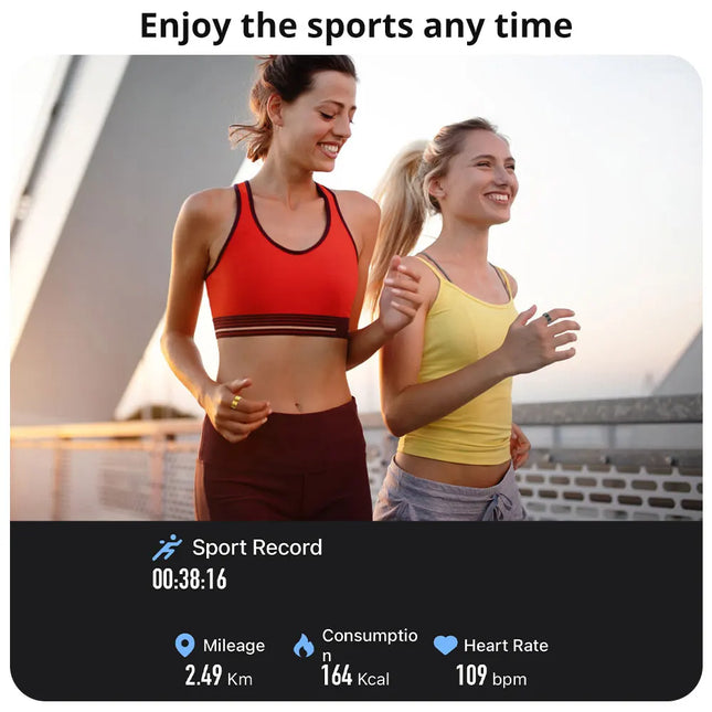 2025 R06 Smart Ring Men Women Health Monitor IP68 Waterproof Men's Smart Ring Fitness Tracking Smart Rings Multiple Sport Modes