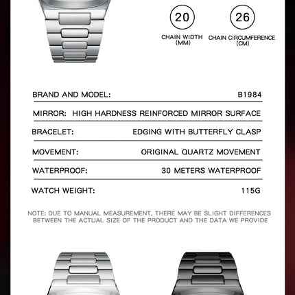 BINBOND Creative TV Dial Men's Watches New Fashion Original Retro Design Luminous Quartz Wristwatch For Man With Calendar Week