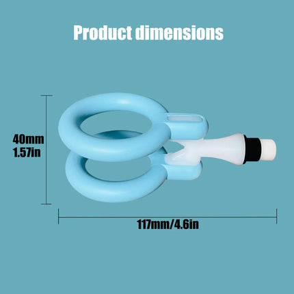 Men's vibrating masturbator Massage gun head soft silicone attachments Adult sexual products Male sex toy fascia gun for penis