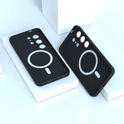 For Samsung Galaxy S26 Ultra S26 Plus S26 Magsafe Case A57 S26 S25 S24 S23 S22 Ultra Plus FE EDGE Soft Silicone Phone Back Cover
