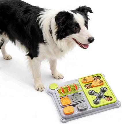 Dog Puzzle Toy & Pet Feeder - Treat Dispensing Toy for IQ Training, New Arrival, Ideal for Small/Medium Dogs