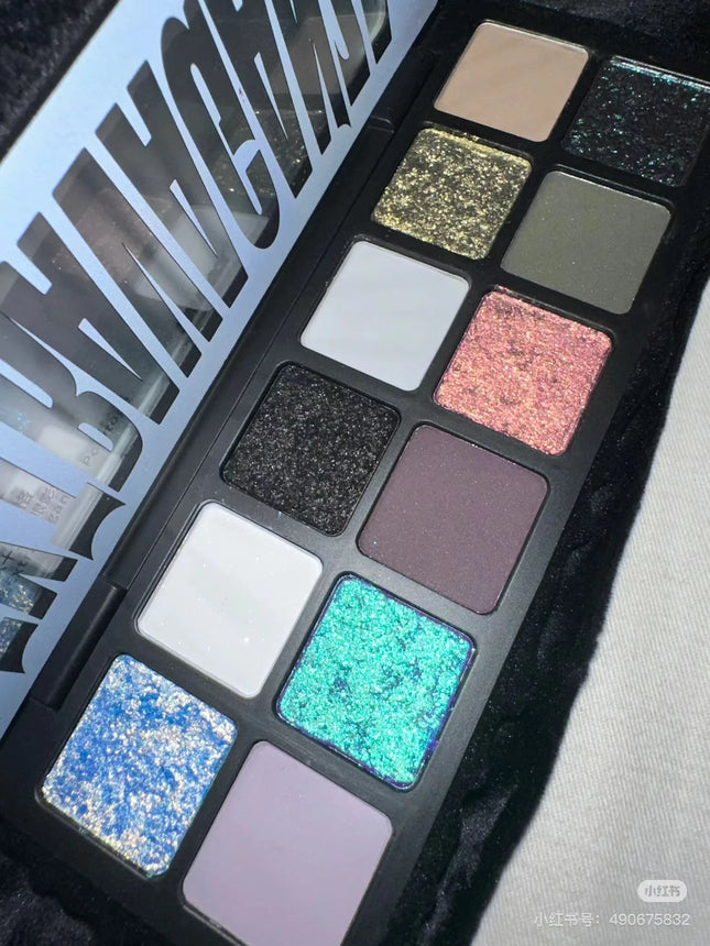 Sugarock 12 Colors Eyeshadow Palette Shimmer Matte Eyeshadow Makeup Cosmetics