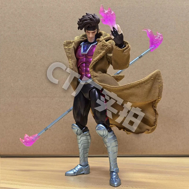 Hot New Ct Toys 1/12 Gambit Figure Mafex 131 X-Men SHF comic version Gambit Anime Action Figure Model Customized Gifts Kids Toys