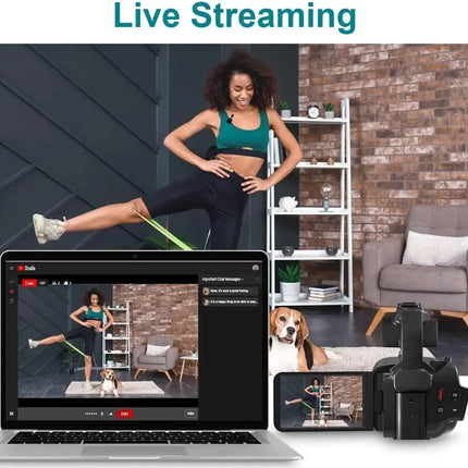 4K Professional Video Cameras for Photography 64MP Ultra HD 18X Digital Zoom Camcorders YouTube Live Streaming Vlog Recorder
