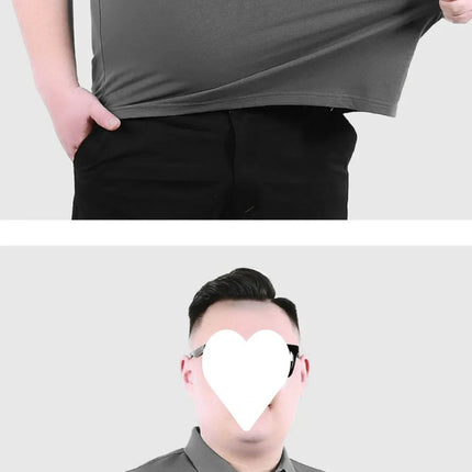 Men's Polo Shirt 8XL Extra Large Loose Fit Casual Business T-shirt Summer Fashion Heavy Set Clothing