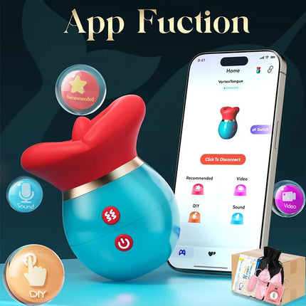 Powerful Swing Sucking Vibrator for Women Tongue Licking Sex Toys Sucker Female Oral Nipple Stimulator Sex Toys for Adults Goods