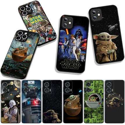 Cover for Samsung Galaxy A36 A17 A26 A07 A35 A54 A53 A13 A33 A34 S8 S9 S20 S21 FE S10 Plus Phone Case Stars Wars baby Yoda