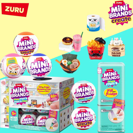 ZURU Mini Brands Food Fill The Fridge Series 1 Plauset Brands Home Capsule  Creating DIY A Mini KitchenMasterChef Food Series