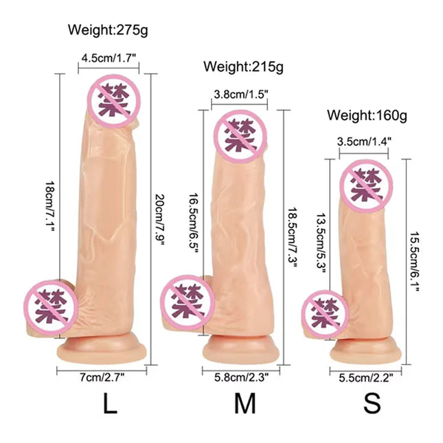 Soft Jelly Dildo Testis Realistic Anal Dildo Penis Suction Cup Male Dick Female Masturbation Fidget Toys Sex Toys for Woman