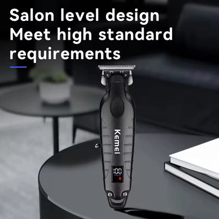 Kemei KM-2293 7000RPM Barber Professional Electric Hair Clipper Trimmer Cordless USB Charging Rechargeable Hair Clippers