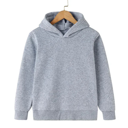 Fashion Kids Boy Hooded Hoodies Children's Hoodies Spring Autumn Girls Casual Sweatshirt Kid Solid Color Pillovers Sweatshirt