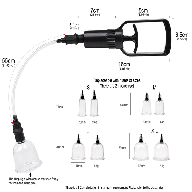 Vacuum Pump Sucker Breast Nipple Sucker Sexy Breast Massage Clip Enhancement Breast Enlarger Sex Toys For Adults/Women Supplies