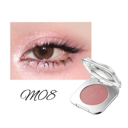 Colorkey Sparkling Single-color Eyeshadow Palette - Shiny Highlight, Non-smudging, Versatile for Daily Face Makeup