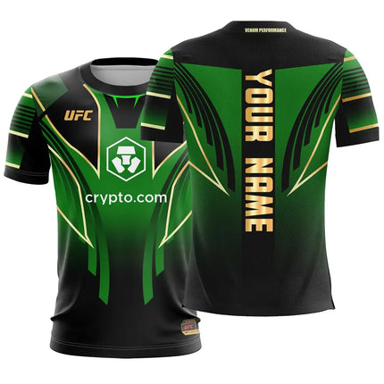 2026 New Customized Name UFC Boxing New Hot Selling Fans T-shirt Extreme Sports Round Neck Short Sleeve Casual Fashion Top