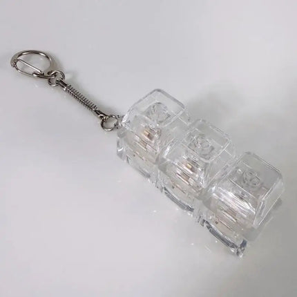 Fingertip Keyboard Clicker Toys 1/2/3/4/9 Key Crystal Keychain Stress Relief Anti-Anxiety Decompression Gadget