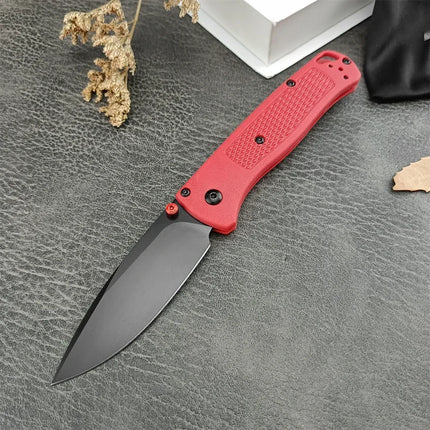 535 Bugout High Quality Folding Pocket Knife 440C Steel Blade Nylon Fiber Handle Outdoor Knife Camping Portable Tool