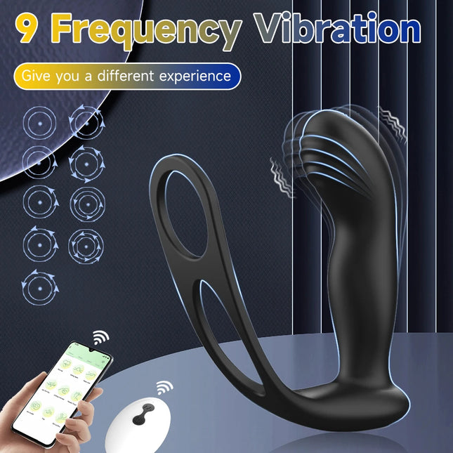 Unisex Dildo Prostate Massager Remote Control Plus APP Vibrator Gay Butt Plug Wireless Remote Control Butt Plug Adult Products