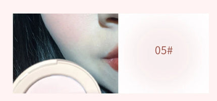 HerorangeHR402 Serbuk Serbuk Monokrom Kalis Air Panjang Tahan Lama Plat Peach Orange Kabus Lembut Lembut Matte Semulajadi Blush
