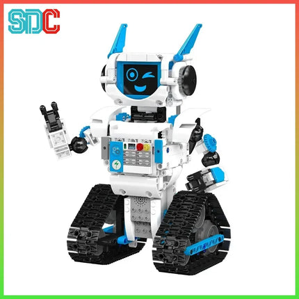 AI Boris RC Robot Building Block Assembly Model Voice Interactive Dialogue Intelligent Programmable Toy Gift For Boys