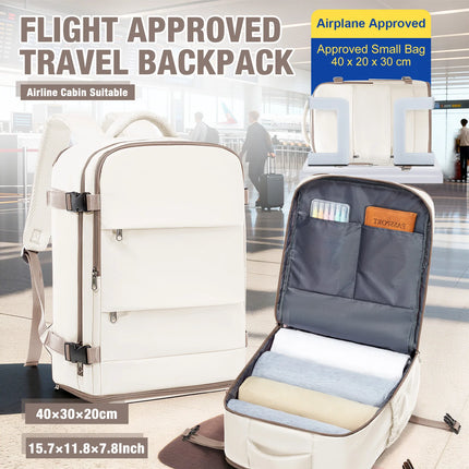 Women Men Hand Luggage Backpack Business College Laptop Travel Backpack Waterproof Carry on mochila viaje cabina avion 40x20x25