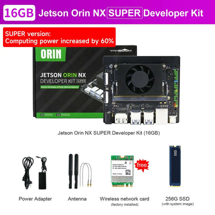 Jetson Orin NX Developer Kit Super Version with 117/157TOPS Computing Power For Embedded Edge Systems 8GB/16GB RAM Deep Learning