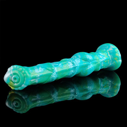 YOCY 12 Inch War Horse Dildo 6.5cm Thick Armor Knot Anal Stimulator Soft Silicone Animal Penis With Sucker Sex Toy For Women Men
