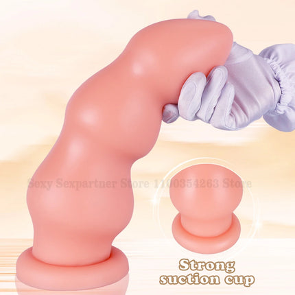 Huge 4 Size Anal Plug Big Anal Beads Butt Plug Smooth Soft Silicone Dilatador Anal Dildo Penetration Anal Toys Fisting Buttplug