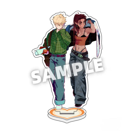 Anime ALIEN STAGE IVAN TILL LUKA SUA MIZI Gift Toy Acrylic Stand Model Action Figure Ornament Accessories Model Desktop keychain